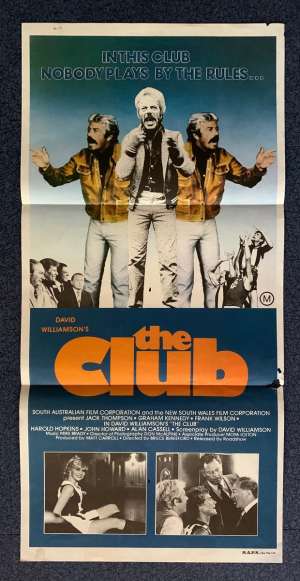 The Club Poster Original Daybill 1980 Jack Thompson Collingwood Football Club