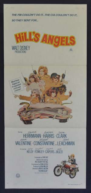 Hill&#039;s Angels Poster Original Daybill 1979 Disney Aka The North Avenue Irregulars