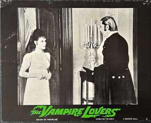 The Vampire Lovers Lobby Card 11x14 1970 Hammer Horror Ingrid Pitt