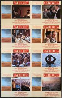 Cry Freedom Lobby Card Set USA 11"x14" Original 1987 Denzel Washington Kevin Kline