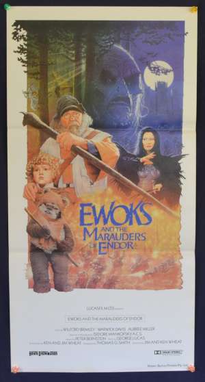 Ewoks And The Marauders Of Endor Poster Original Daybill 1985 Star Wars