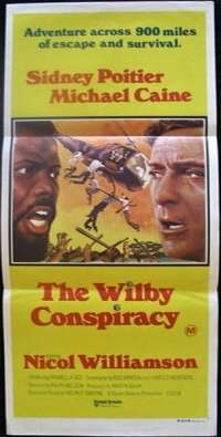 The Wilby Conspiracy Poster Original Daybill Michael Caine