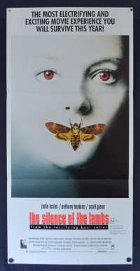 The Silence Of The Lambs Poster Original Daybill 1991 Jodie Foster Anthony Hopkins