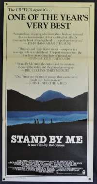 Stand By Me Movie Poster Rare Original Daybill River Phoenix Stephen King