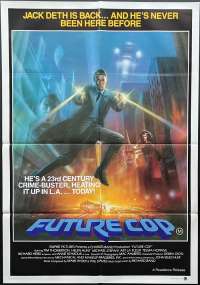 Future Cop Poster Original One Sheet 1984 AKA Trances Helen Hunt Tim Thomerson