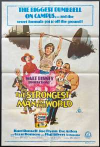 The Strongest Man In The World One Sheet Poster 1975 Kurt Russell