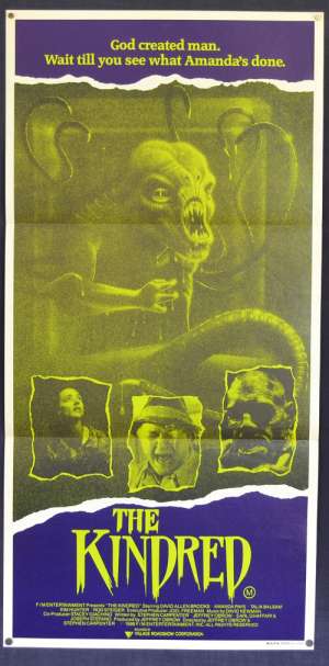 The Kindred Poster Daybill Rod Steiger David Allen Brooks Mutant Horror