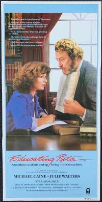 Educating Rita Poster Original Daybill 1983 Michael Caine Julie Walters