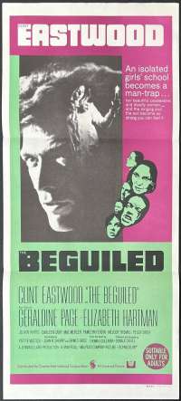 The Beguiled Daybill Poster Original 1971 Clint Eastwood Geraldine Page