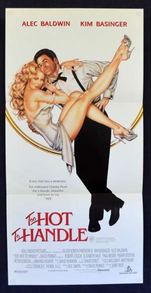 Too Hot To Handle 1991 Daybill Movie Poster Aka The Marrying Man Alec Baldwin Kim Basinger