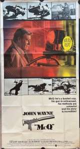 McQ Poster Rare Original USA 3 Sheet International 1974 John Wayne