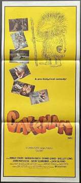 Caveman Movie Poster Original Daybill 1981 Ringo Starr Beatles