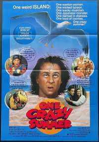 One Crazy Summer 1986 One Sheet movie poster John Cusack Demi Moore Curtis Armstrong
