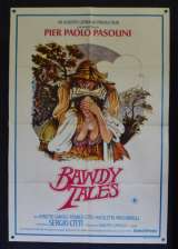 Bawdy Tales Poster Original One Sheet 1974 Aka Storie Scellerate Sexploitation