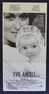 Evil Angels Poster Original Daybill 1988 aka Cry In The Dark Meryl Streep Sam Neil