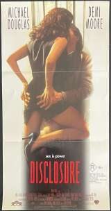 Disclosure Poster Daybill Original 1994 Michael Douglas Demi Moore