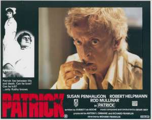 Patrick 1978 Lobby Card No.7 Rare Ozploitation Robert Helpmann