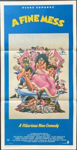 A Fine Mess Poster Daybill Original 1986 Blake Edwards Ted Danson