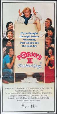 Porky's 2 The Next Day Poster Original Daybill 1983 Dan Monahan Wyatt Knight