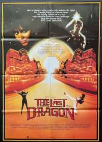 The Last Dragon Poster Video One Sheet 1985 Berry Gordy Taimak Vanity