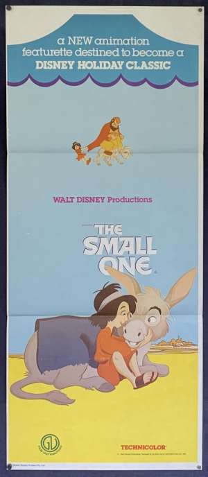 The Small One 1978 Daybill Movie Poster Disney Animation Don Bluth