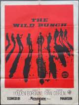 The Wild Bunch Poster One Sheet Original 1970 Rare FIRST PRINTING