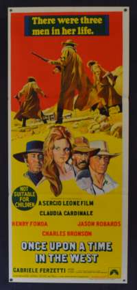 Once Upon A Time In The West 1968 Daybill Movie Poster Henry Fonda Sergio Leone