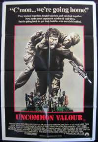 Uncommon Valour Poster One Sheet Original 1983 Gene Hackman