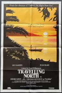 Travelling North Movie Poster Original One Sheet 1987 Leo McKern Julia Blake