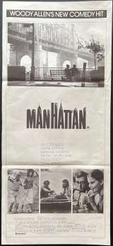 Manhattan Poster Original Daybill 1979 Woody Allen Diane Keaton