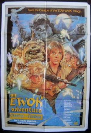 Caravan Of Courage The Ewok Adventure Poster Original One Sheet Star Wars