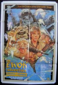 Caravan Of Courage The Ewok Adventure Poster Original One Sheet Star Wars