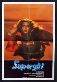Supergirl Movie Poster Original One Sheet 1984 Helen Slater Faye Dunaway