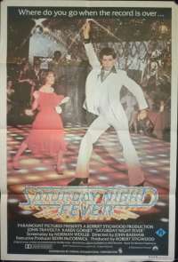 Saturday Night Fever Poster Original One Sheet 1977 R Rating John Travolta