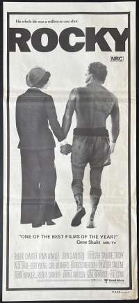 Rocky Poster Original Daybill 1976 Sylvester Stallone Boxing Talia Shire