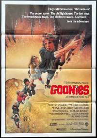 The Goonies Poster Original One Sheet 1985 Sean Astin Drew Struzan Art