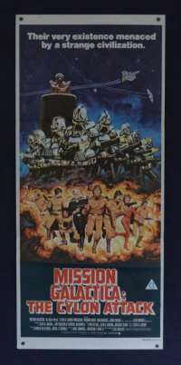 Mission Galactica: The Cylon Attack 1980 Daybill movie poster Richard Hatch