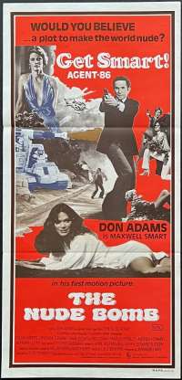 The Nude Bomb Movie Poster Daybill Don Adams Get Smart