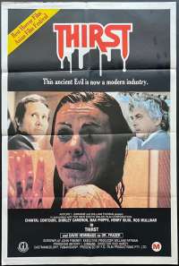 Thirst 1979 One Sheet movie poster Contouri Hemmings Phipps Horror Vampires