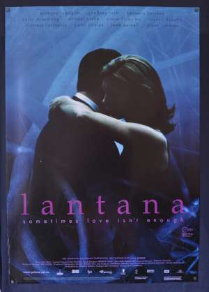 Lantana 2001 One Sheet movie poster Rolled Anthony Lapaglia Geoffrey Rush