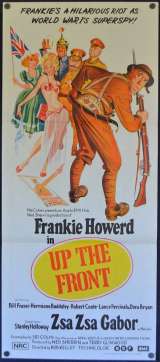 Up The Front Daybill Poster 1972 Frankie Howerd Zsa Zsa Gabor