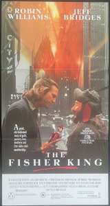 The Fisher King Movie Poster Original Daybill RARE 1991 Robin Williams Jeff Bridges