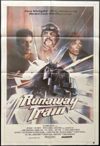 Runaway Train Poster One Sheet Original 1985 Jon Voight Eric Roberts