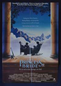 The Princess Bride 1987 Poster Original One Sheet Cary Elwes John Alvin Art