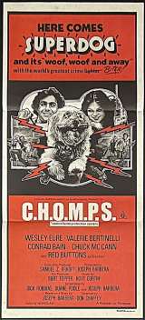 C.H.O.M.P.S. Poster Original Daybill 1979 Wesley Eure Valerie Bertinelli