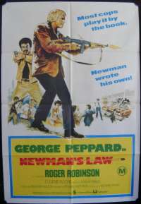 Newman's Law One Sheet Australian Movie poster