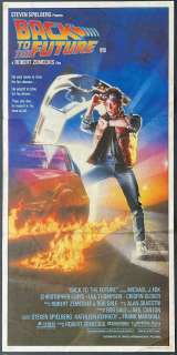 Back To The Future Movie Poster Original Daybill Michael J Fox Drew Struzan Art