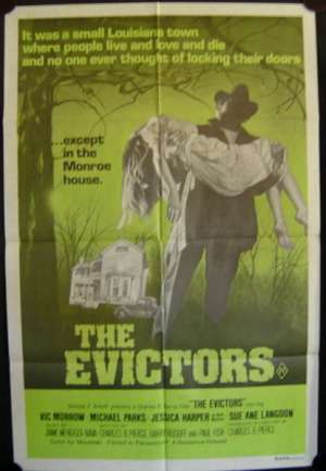 The Evictors 1979 One Sheet movie poster Horror Vic Morrow