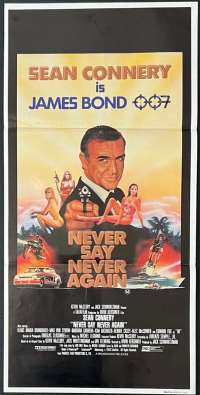 Never Say Never Again Poster Original Daybill 1983 Sean Connery James Bond