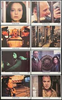 The Silence Of The Lambs Lobby Card Set 8x10 Original 1991 Foster